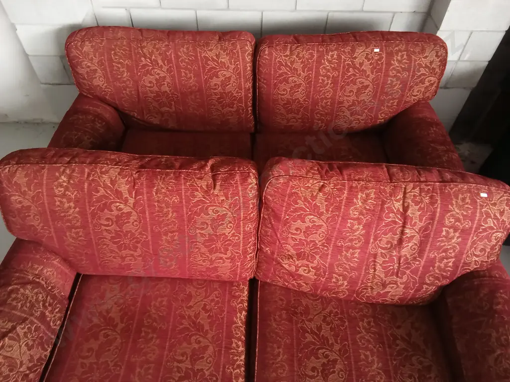 TWO LARGE MARKS & SPENCER SOFAS WITH TWO FOOTRESTS THAT EACH FOLD OUT TO MAKE BED, W 210CM X D 100CM Image 1++