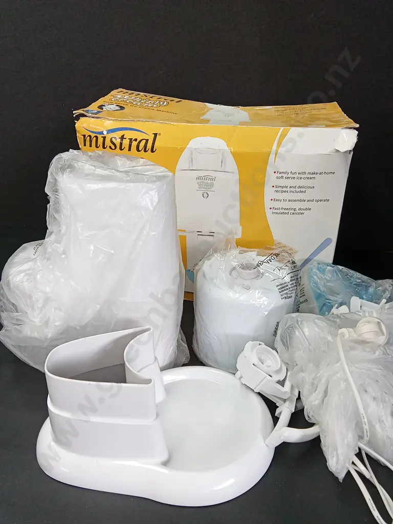 MISTRAL WHIRLEY CREAM ICE CREAM MAKER Image 1++