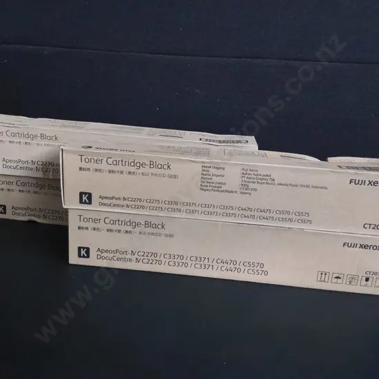 4 BRAND NEW BLACK TONER CARTRIDGES