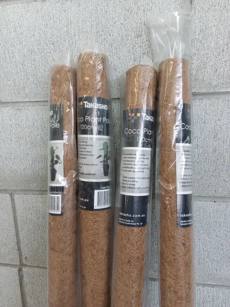 4 BRAND NEW TAKASHO COCO PLANT POLES 120CM Image 1++