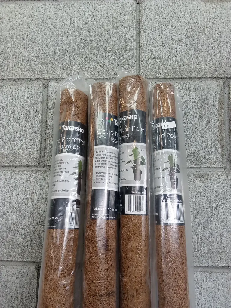 4 BRAND NEW TAKASHO COCO PLANT POLES 150CM Image 1++