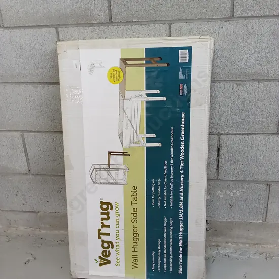BRAND NEW VEGTRUG WALL HUGGER SIDE TABLE