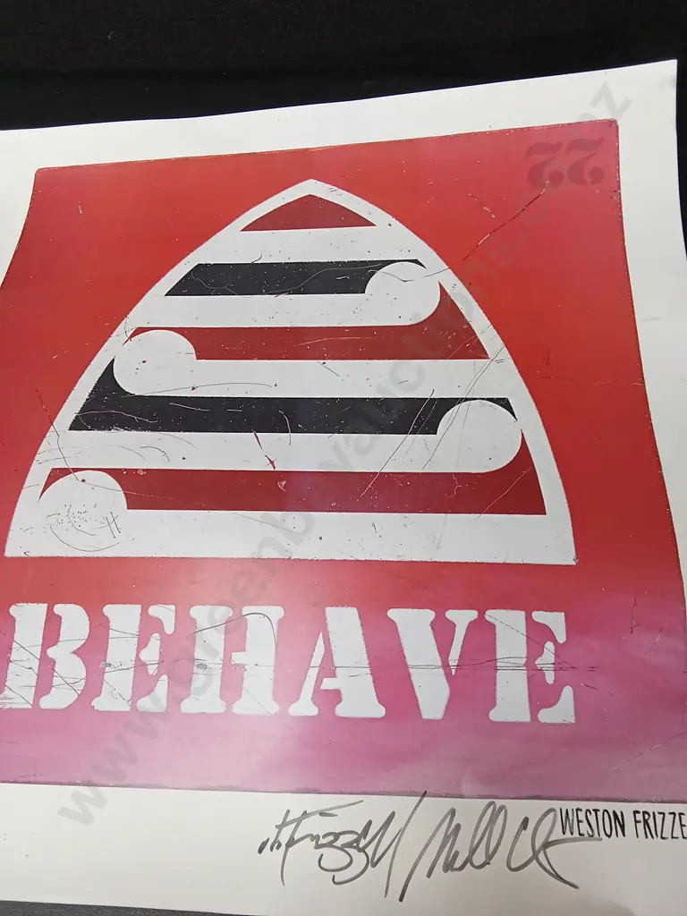 3 MĀORI PRINTS, 2 SIGNED BY WESTON FRITZZELL LARGEST L1M H50CM Image 1++