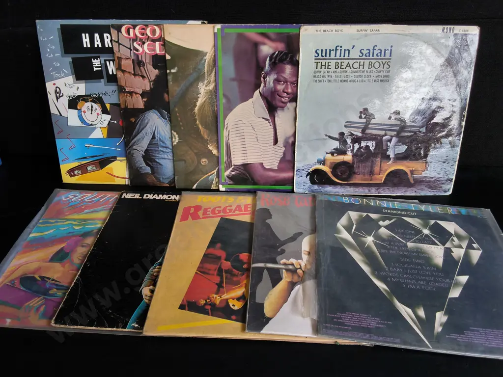 MIX OF 10 VINTAGE RECORDS Image 1++