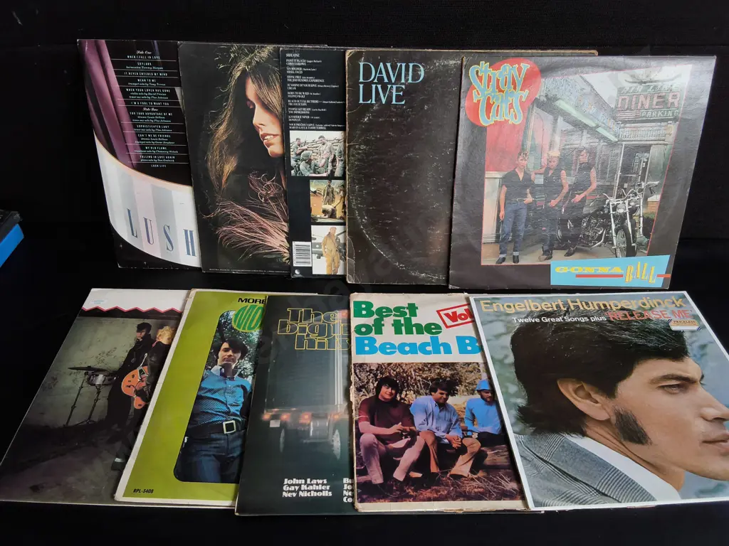 MIX OF 10 VINTAGE RECORDS Image 1++