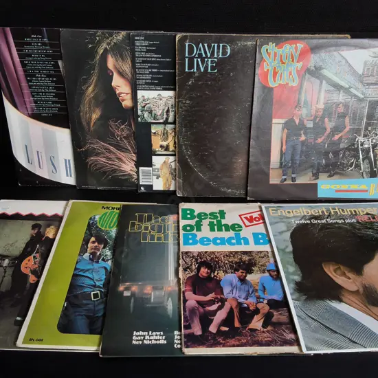 MIX OF 10 VINTAGE RECORDS