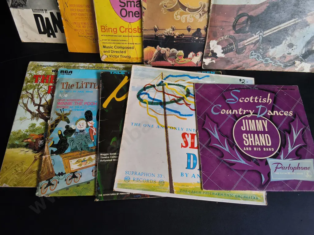 MIX OF 10 VINTAGE RECORDS Image 1++