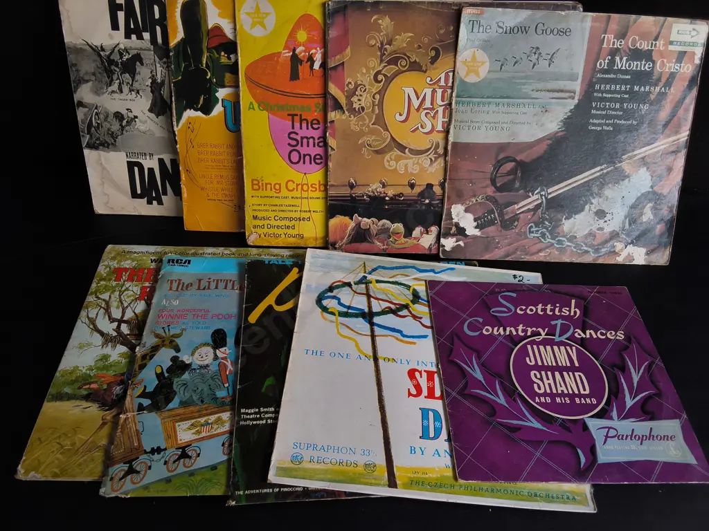 MIX OF 10 VINTAGE RECORDS Image 1++
