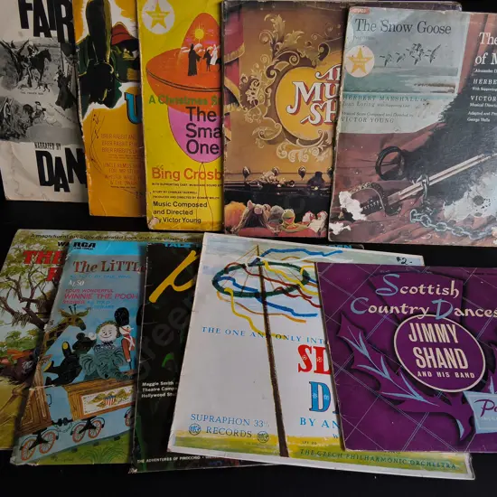 MIX OF 10 VINTAGE RECORDS