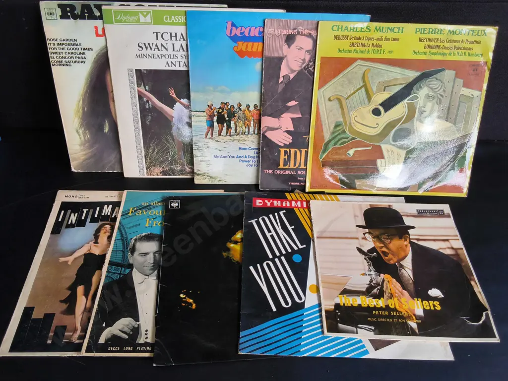 MIX OF 10 VINTAGE RECORDS Image 1++