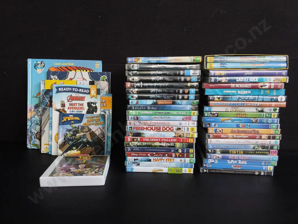 KIDS DVDS AND BOOKS Image 1++
