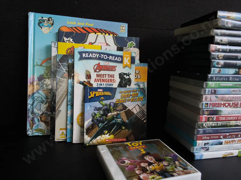 KIDS DVDS AND BOOKS Image 1++