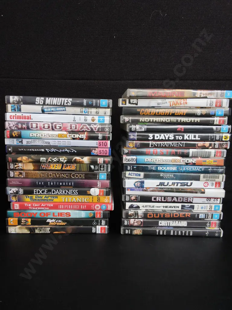 COLLECTION OF ACTION DVDS Image 1++