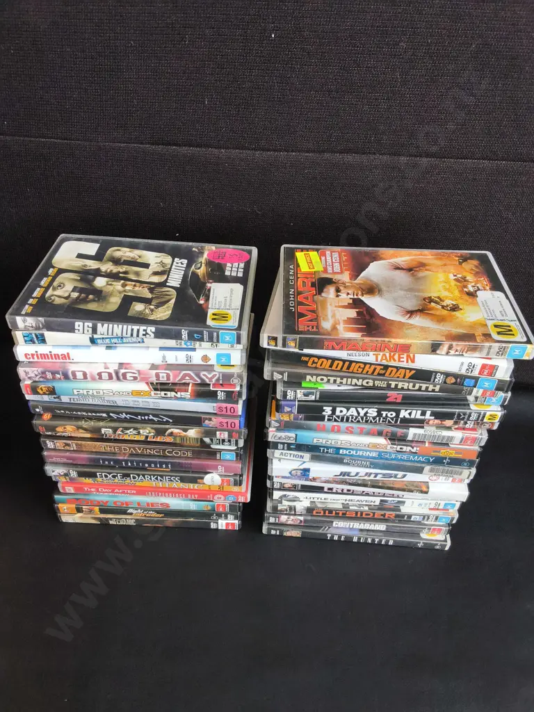 COLLECTION OF ACTION DVDS Image 1++
