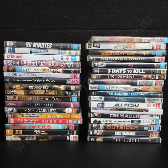 COLLECTION OF ACTION DVDS
