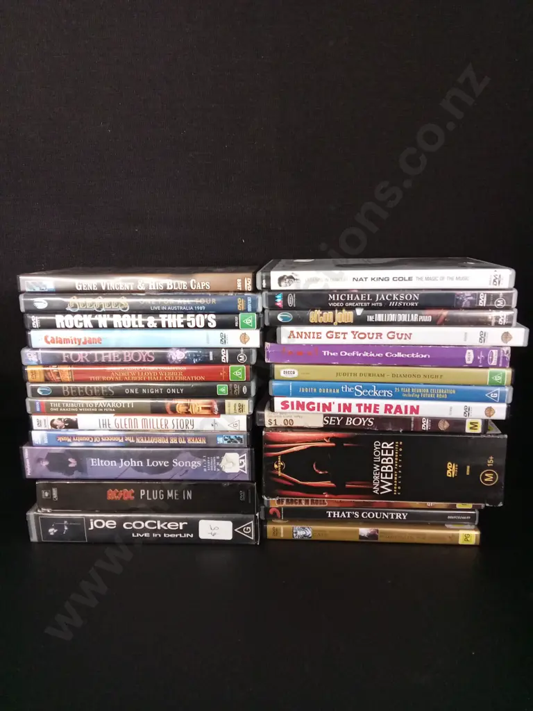BOX OF MUSIC DVDS Image 1++