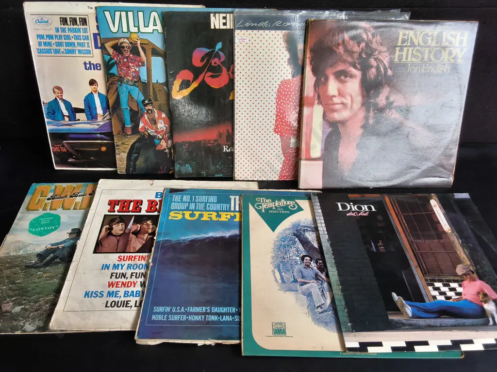 MIX OF 10 VINTAGE RECORDS Image 1++