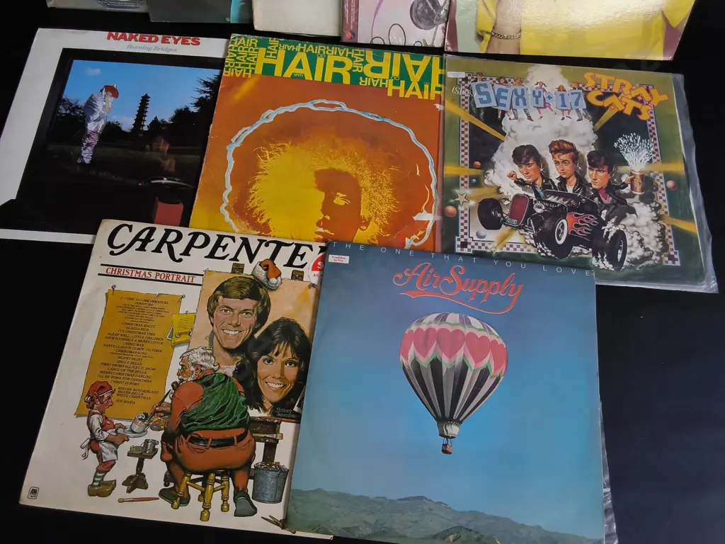 MIX OF 10 VINTAGE RECORDS Image 1++