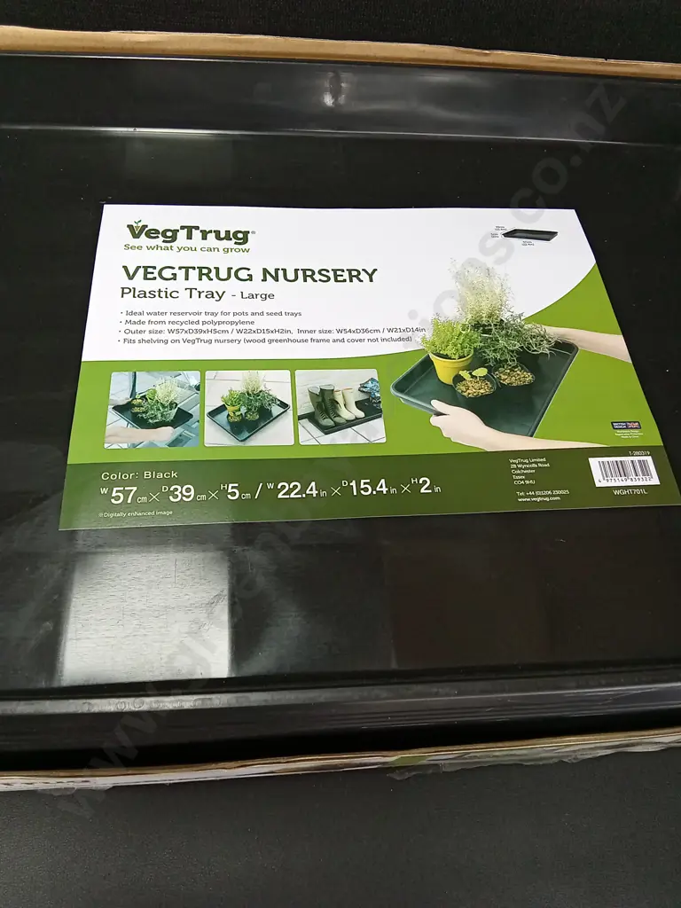 10 BRAND NEW VEGTRUG NURSERY PLASTIC TRAYS Image 1++