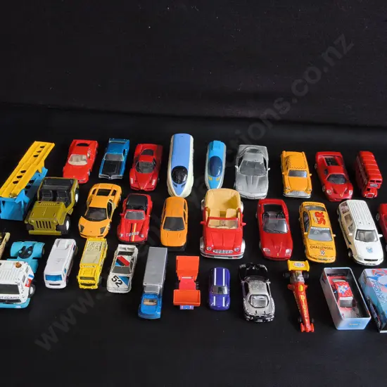 COLLECTION OF TOY CARS, 30 PIECES
