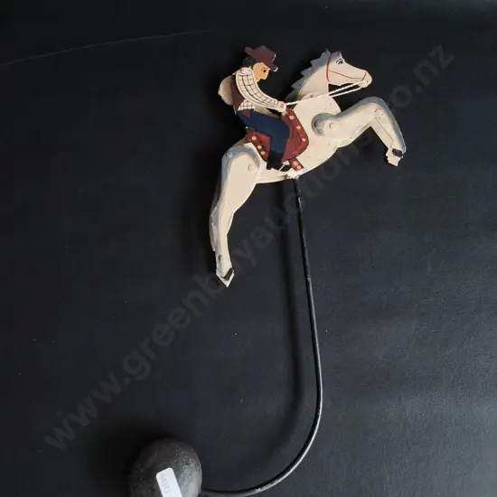 VINTAGE KINETIC WESTERN BALANCING TOY
