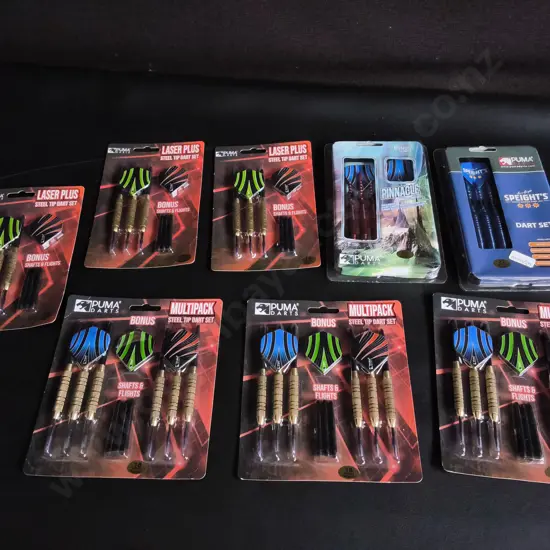 8 BRAND NEW PACKS OF DARTS