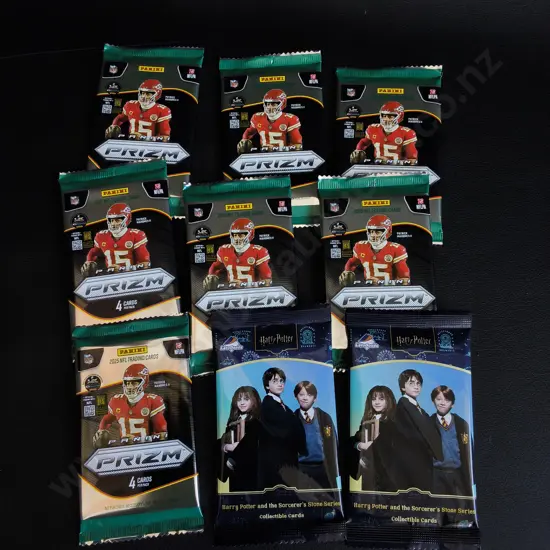 9 BRAND NEW PACKS OF TRADING CARDS