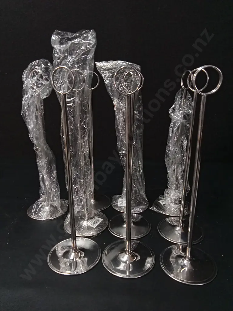 10 TABLE NUMBER STANDS Image 1++