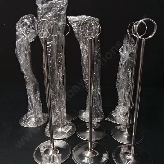 10 TABLE NUMBER STANDS