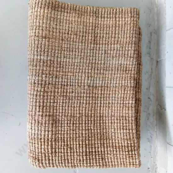 THICK TEXTURED FLOOR RUG, 285CM X 203CM