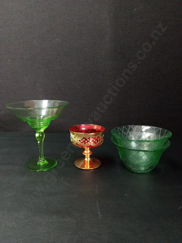 6 GLASS ITEMS TALLEST H16CM Image 1++