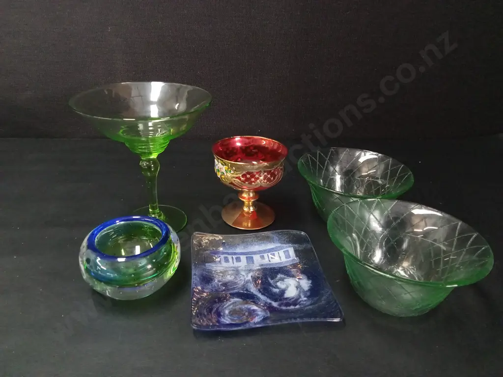 6 GLASS ITEMS TALLEST H16CM Image 1++