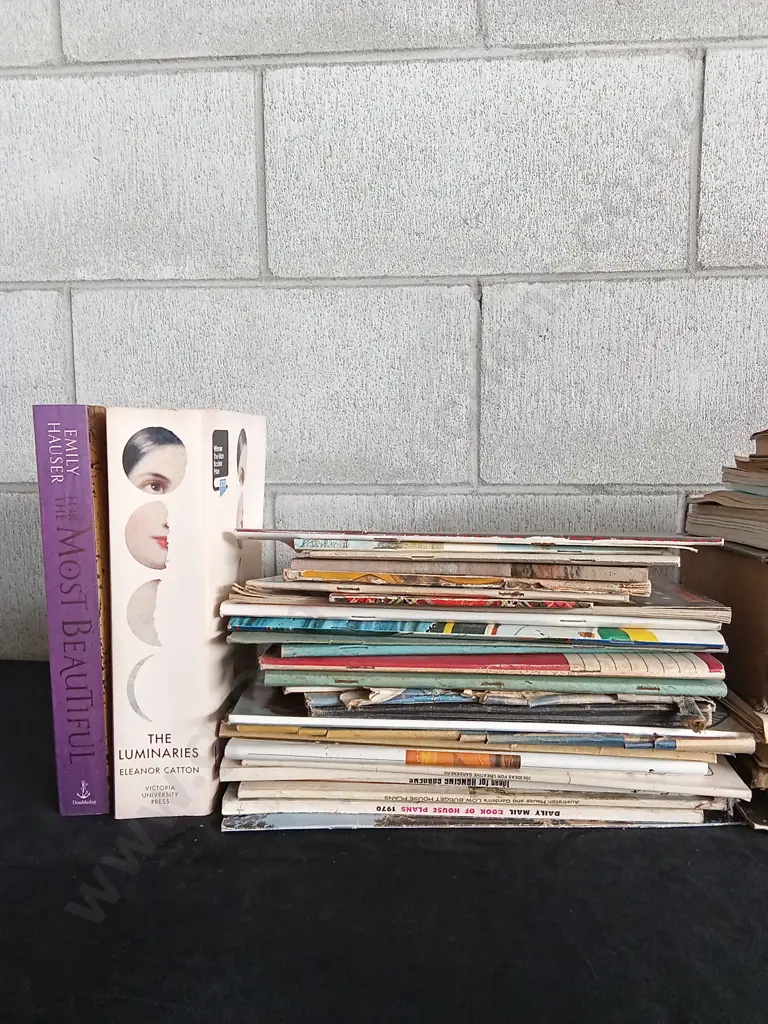 COLLECTION OF MIXED BOOKS, MAGAZINES, AND NOVELS Image 1++