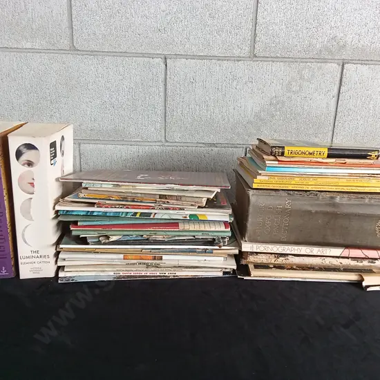 COLLECTION OF MIXED BOOKS, MAGAZINES, AND NOVELS