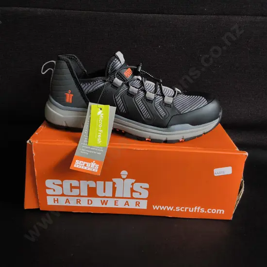 BRAND NEW PAIR PF SCRUFFS ARGON SAFETY TRAINERS, SIZE 38, BOXED
