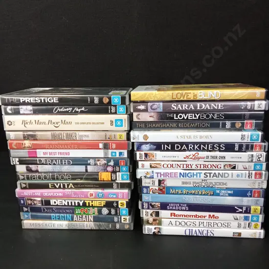 COLLECTION OF DRAMA AND COMEDY DVDS