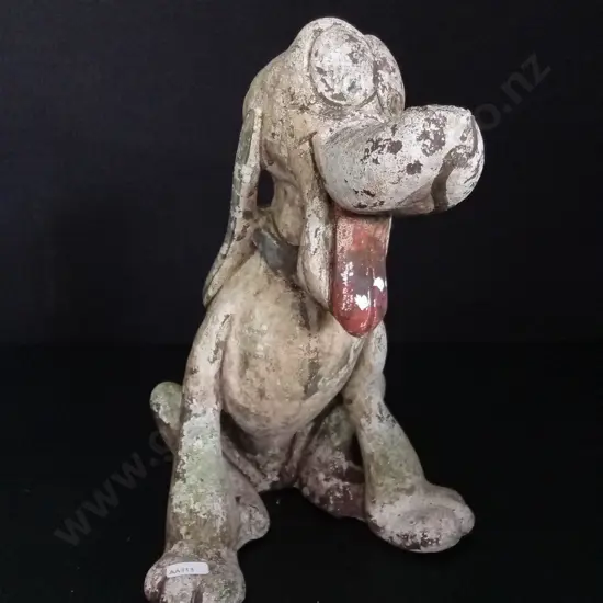 VINTAGE CONCRETE PLUTO FIGURINE H35CM