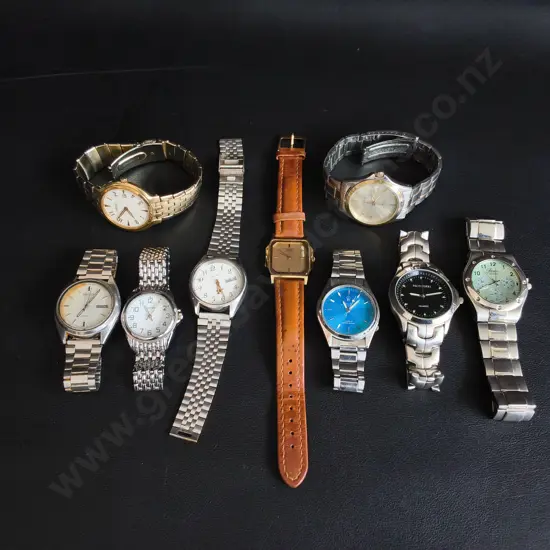 MIX OF WATCHES,9 PIECES