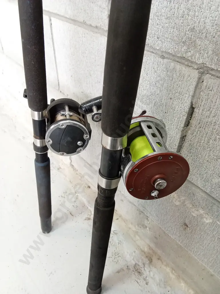 PAIR OF FISHING RODS, HIGHEST IS 214CM Image 1++