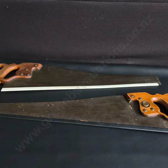 PAIR OF VINTAGE HAND SAWS