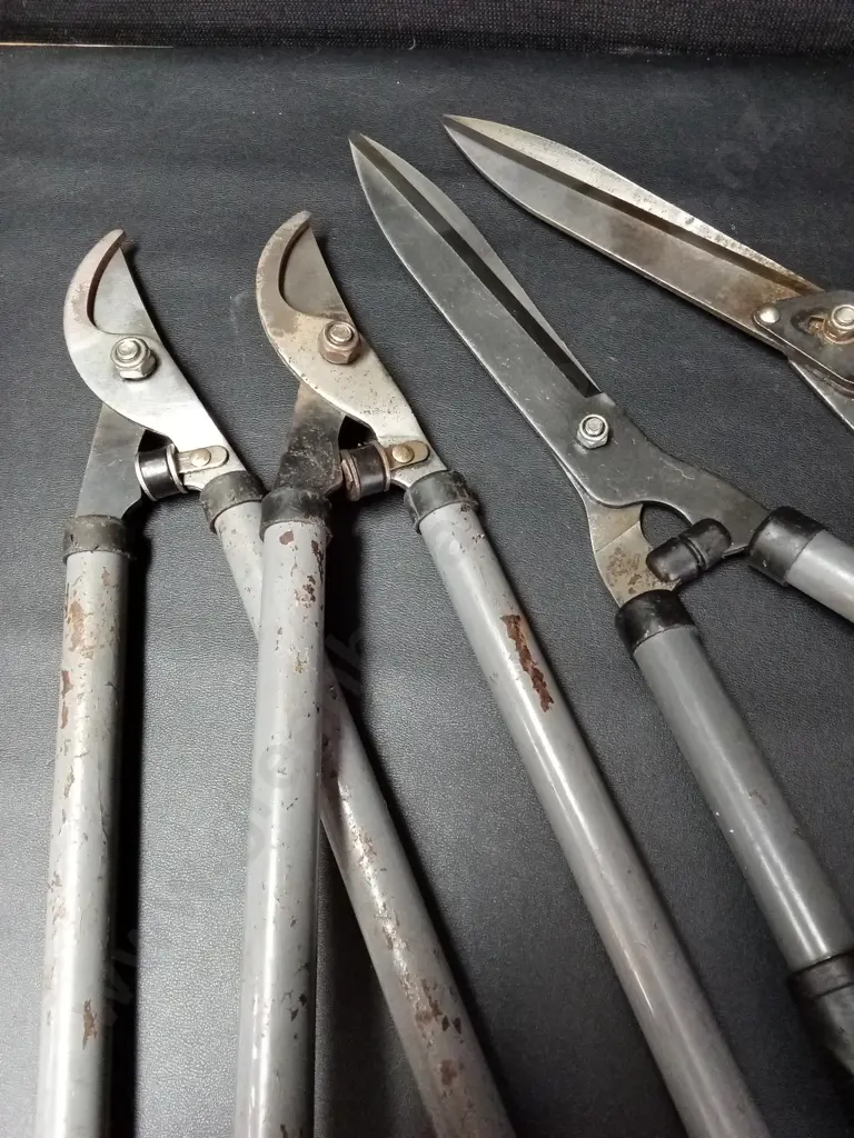 4 MANUAL GARDEN HEDGE SHEARS Image 1++