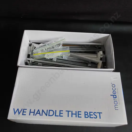BOX OF DOOR HANDLES