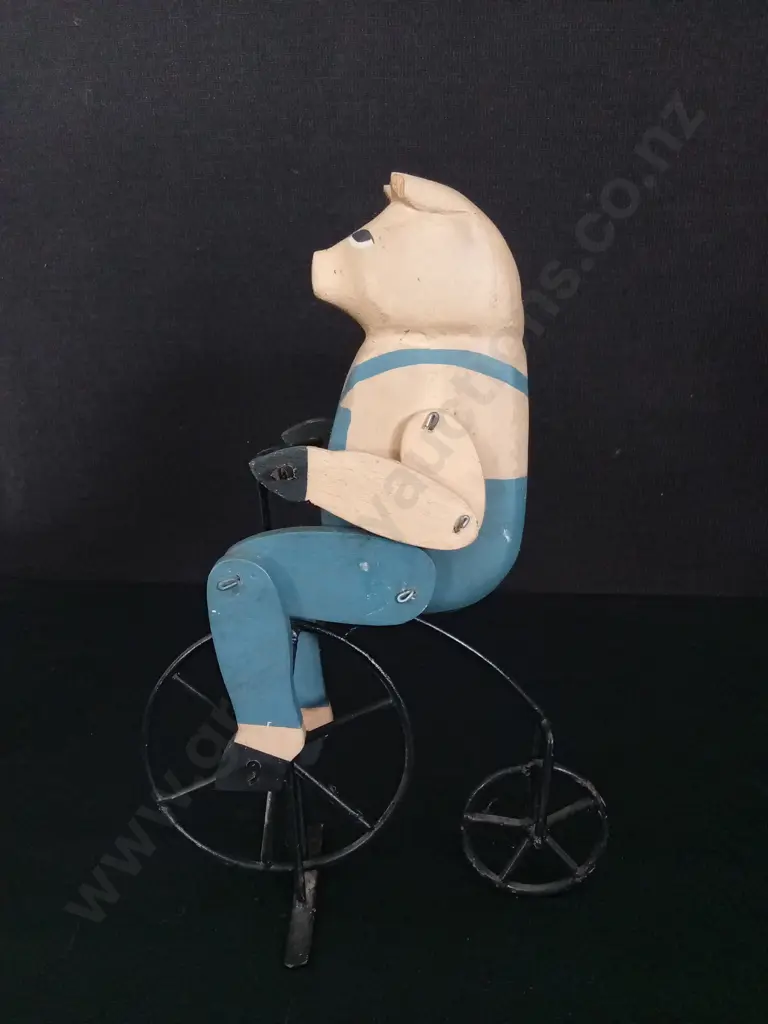 VINTAGE PIG RIDING BIKE H26CM Image 1++