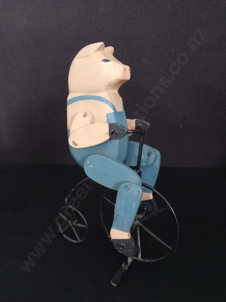 VINTAGE PIG RIDING BIKE H26CM Image 1++