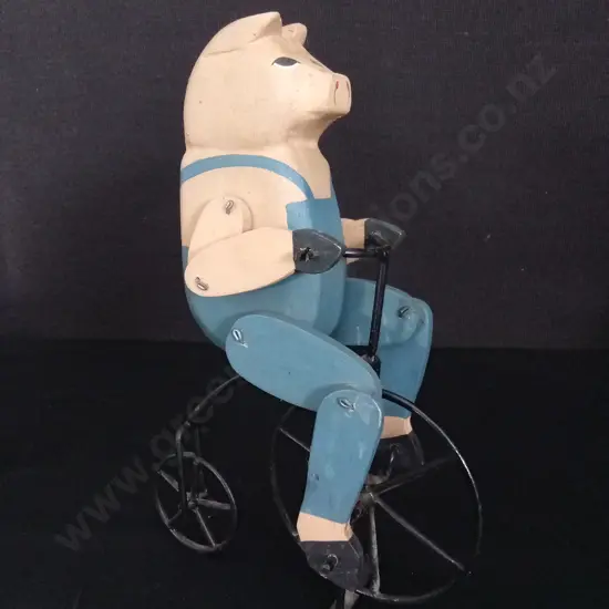 VINTAGE PIG RIDING BIKE H26CM