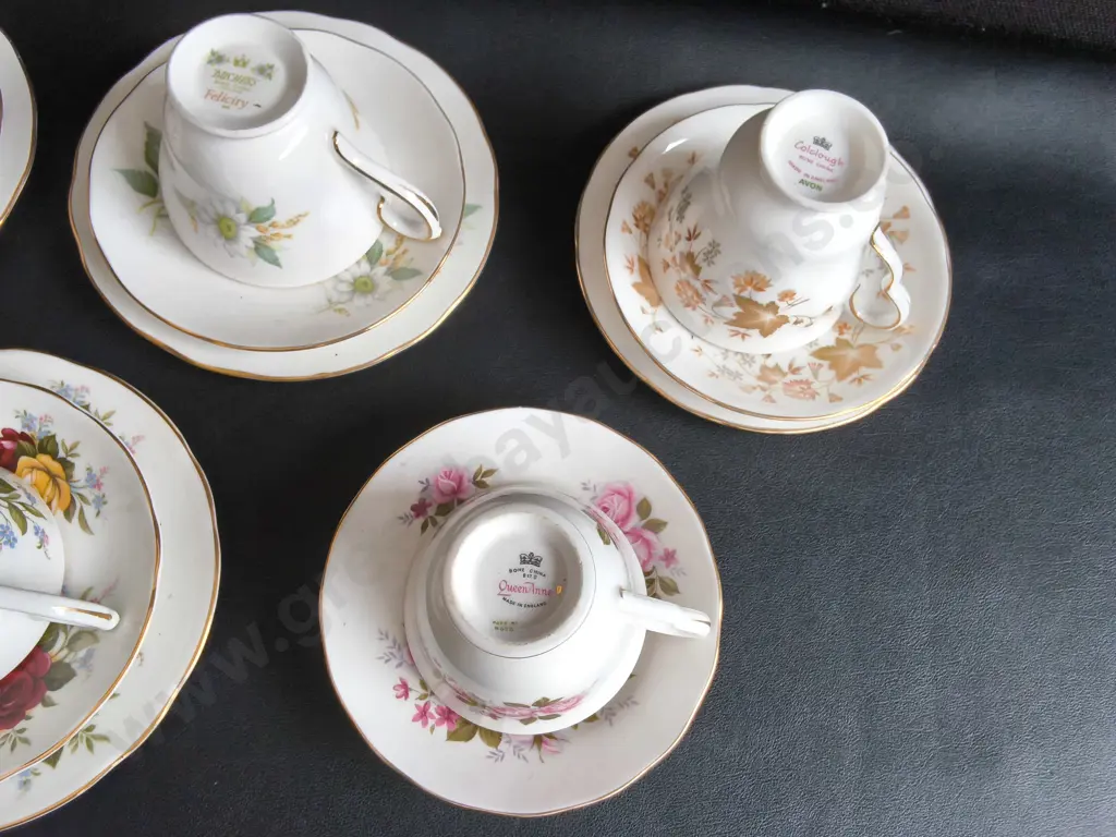 5 VINTAGE TEA CUP AND SAUCERS SETS Image 1++