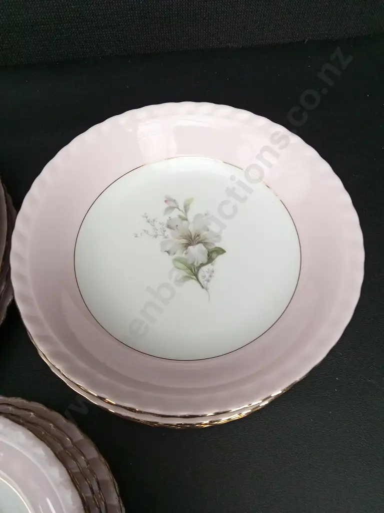23 PIECESS VINTAGE WESTMINSTER FINE CHINA AUSTRALIA DINNER SET LARGEST DIA 25CM Image 1++