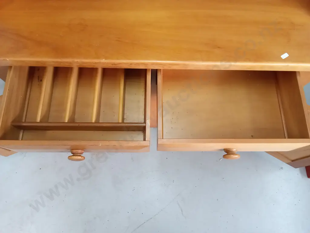 VINTAGE KITCHEN HUTCH DRESSER, H 183CM X W 122CM X D 43CM Image 1++
