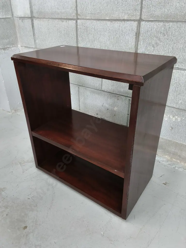 MULTI PURPOSE MAHOGANY FINISH WOODEN STORAGE CABINET, H 62 CM X W 57 CM X D 30 CM Image 1++