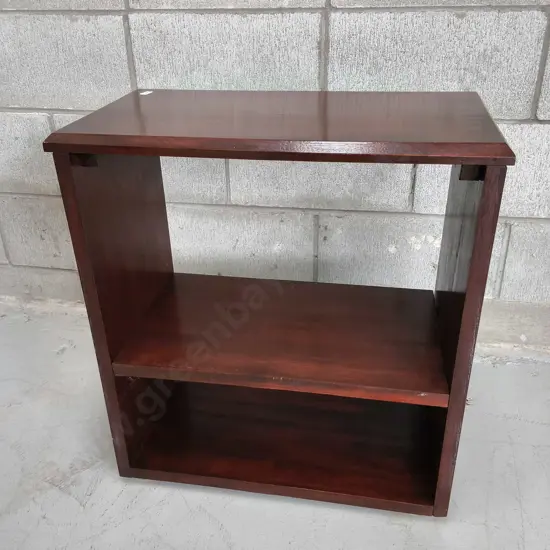 MULTI PURPOSE MAHOGANY FINISH WOODEN STORAGE CABINET, H 62 CM X W 57 CM X D 30 CM